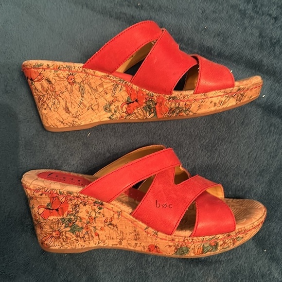 B.O.C. Leather Slides Size 7 - Picture 2 of 7